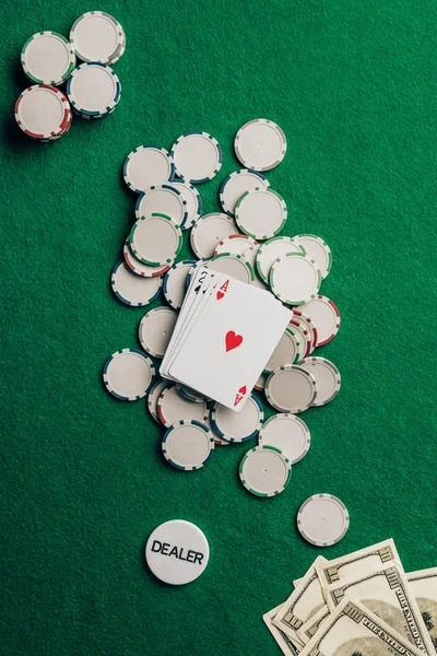 Andar Bahar card layout with left and right side predictions